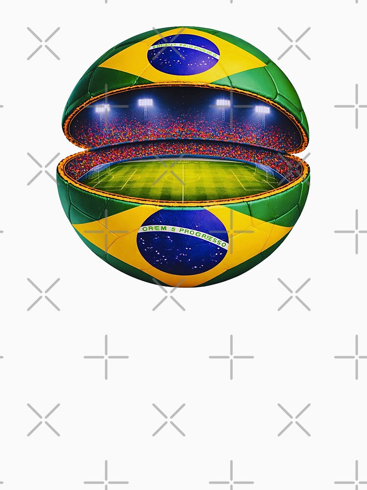 Brazil Soccer Stadium Ball Design by FunToTheFullest