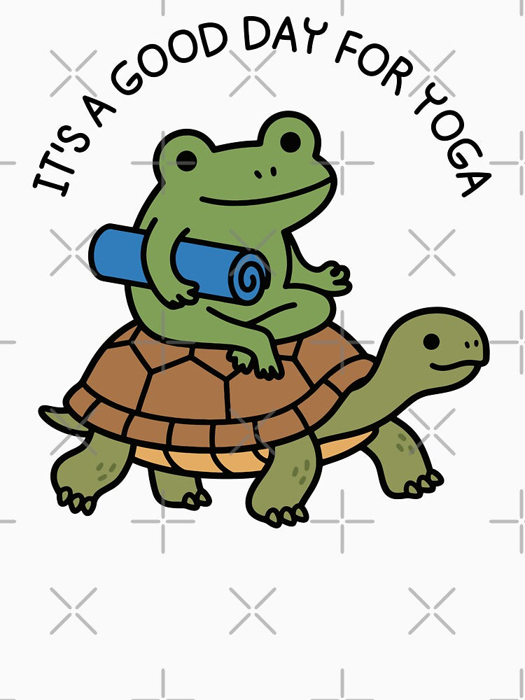International Yoga Day June 21 Funny Pilates and Yoga Frog Pose by gunaone-design