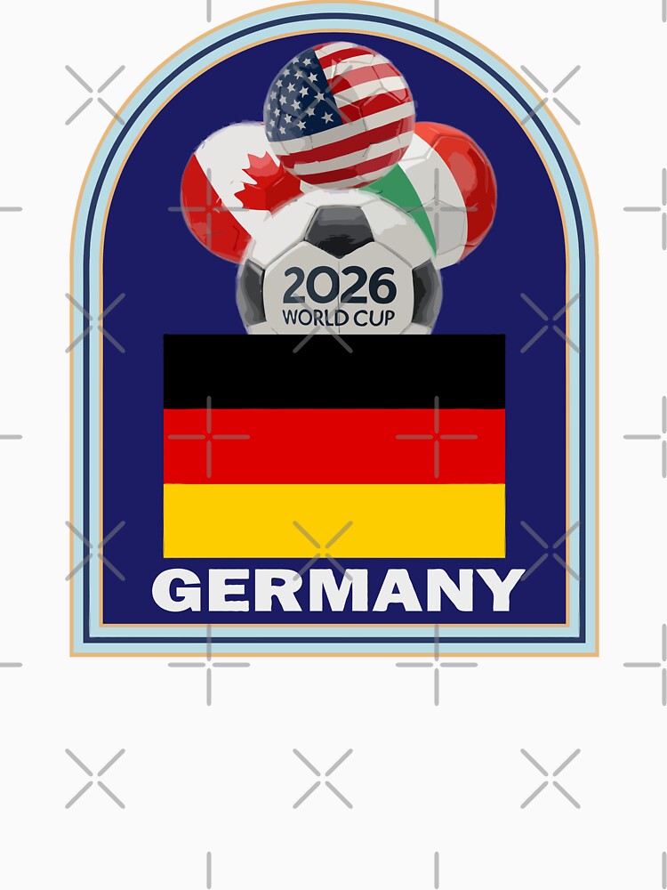 Germany 2026 Soccer T-shirt by benchpod47