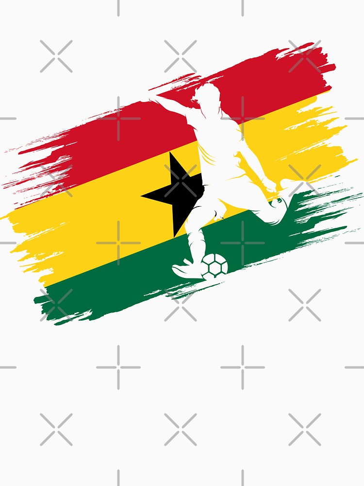 Ghana Flag Football Soccer Fan Jersey by xtocky