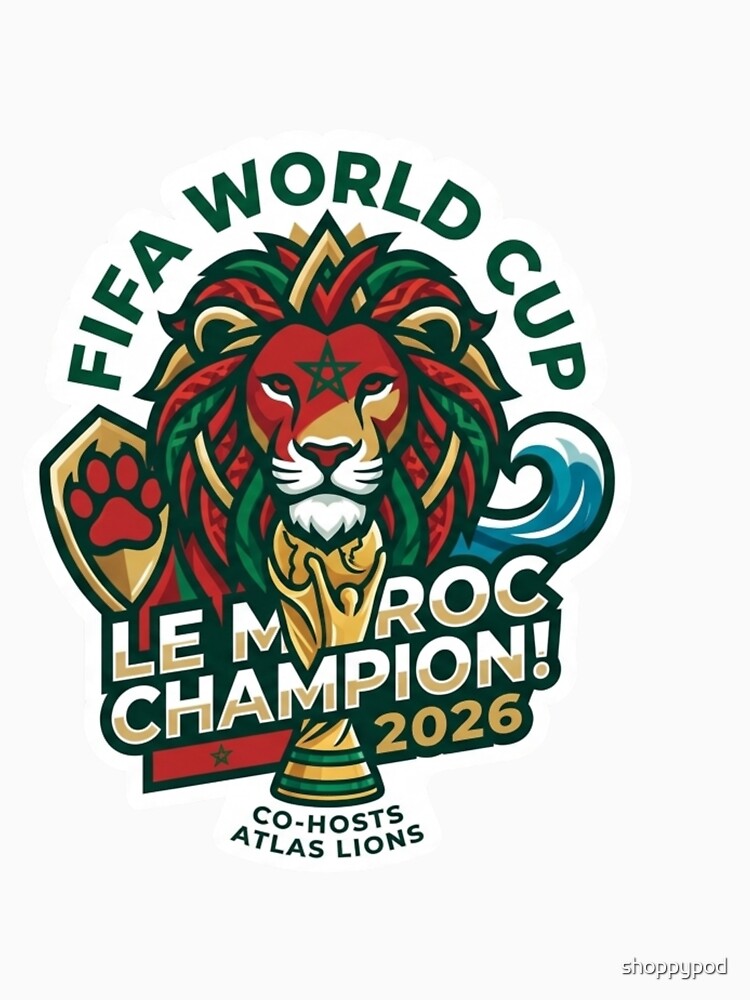 Morocco World Cup 2026 by shoppypod