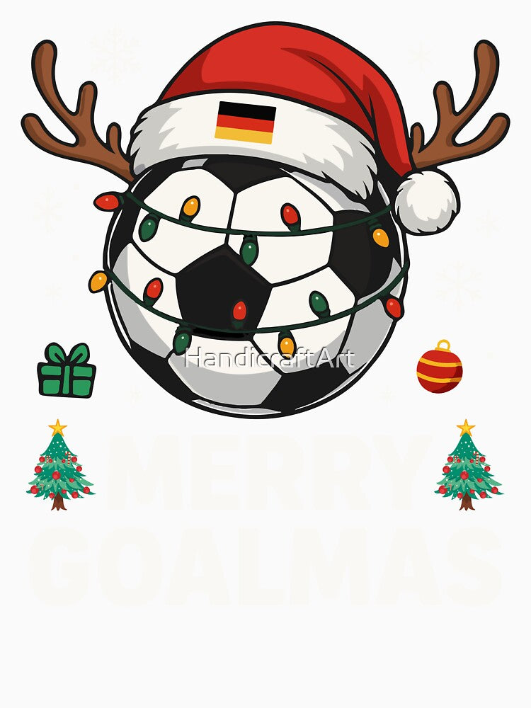 Merry Goalmas Germany - Funny Soccer Christmas by HandicraftArt