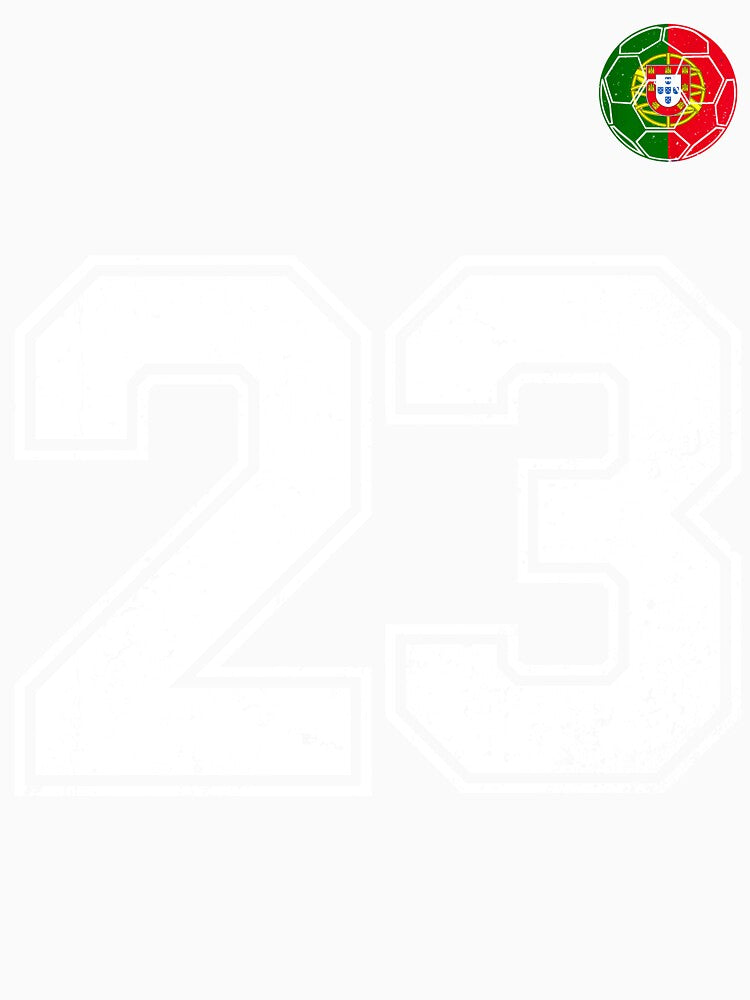Portugal Soccer Number 23 Vintage Sports Fan by OliviaHayesArt