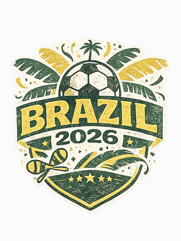 Brazil 2026 Vintage Soccer Fan World Cup Supporter Shirt by ArthUpscale