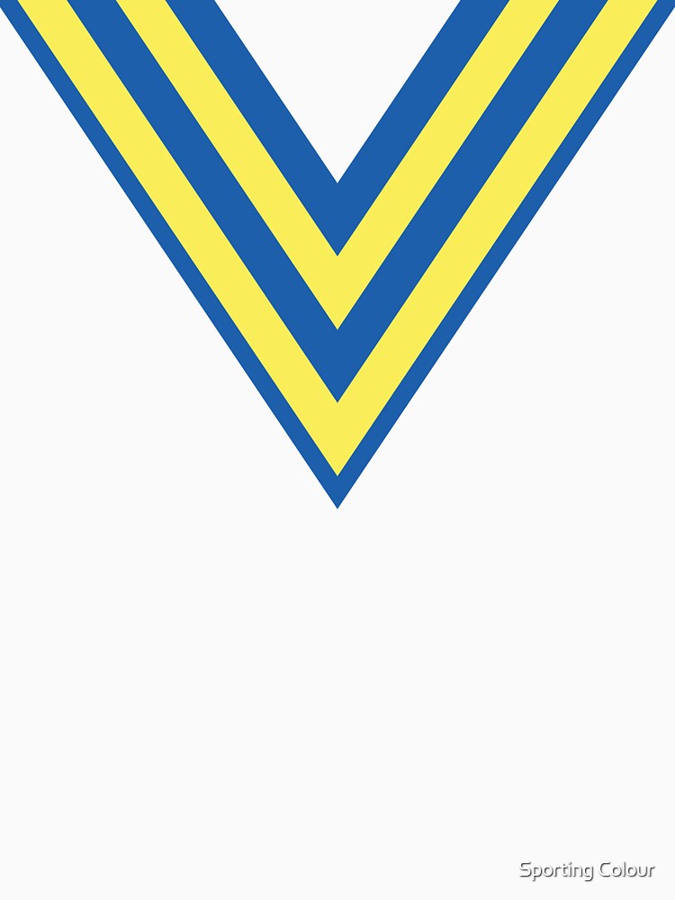 Leeds 1978 Blue, Yellow White V Collar by Sporting Colour
