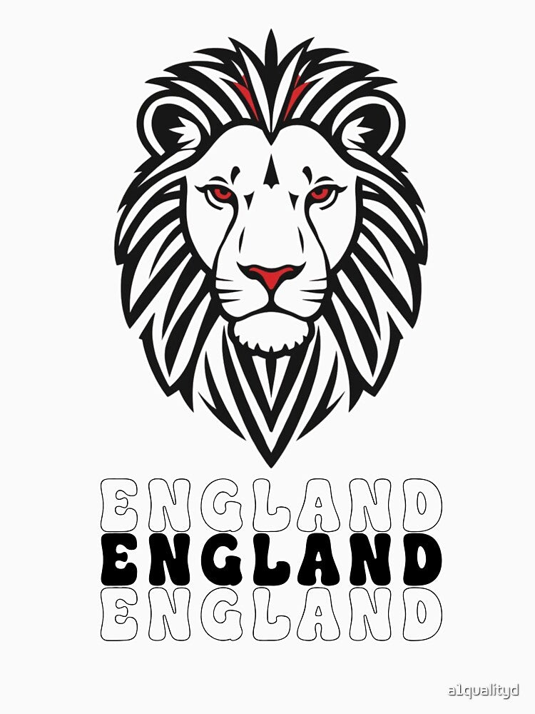 England Lion Head – UK Pride Lion Design by a1qualityd