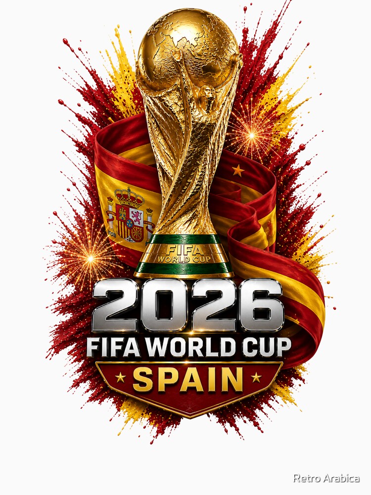 2026 Spain World Cup Fan Art by Retro Arabica