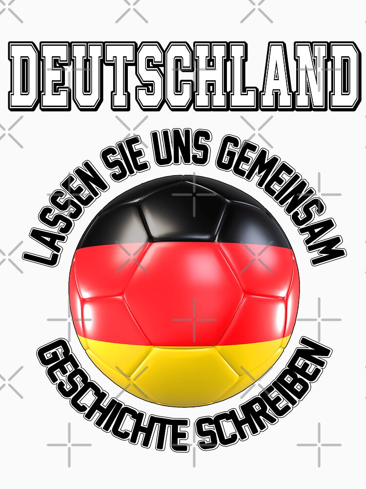 Germany fan slogan for football, german supporters DE by superpixus