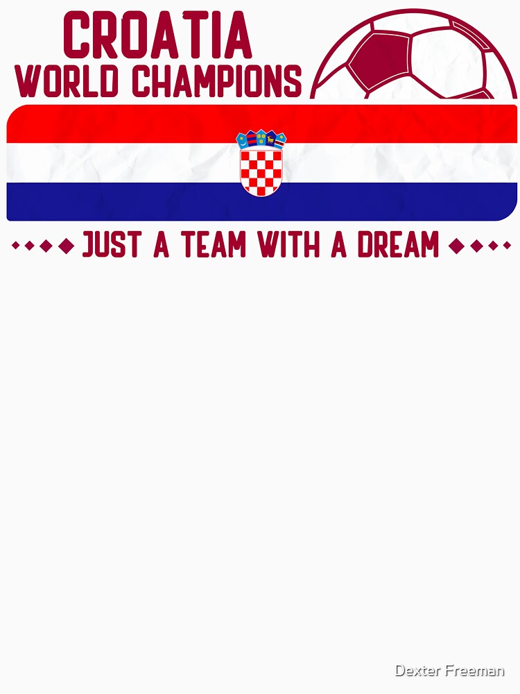 Croatia Soccer Team for Football Lovers and Soccer Fans by Dexter Freeman