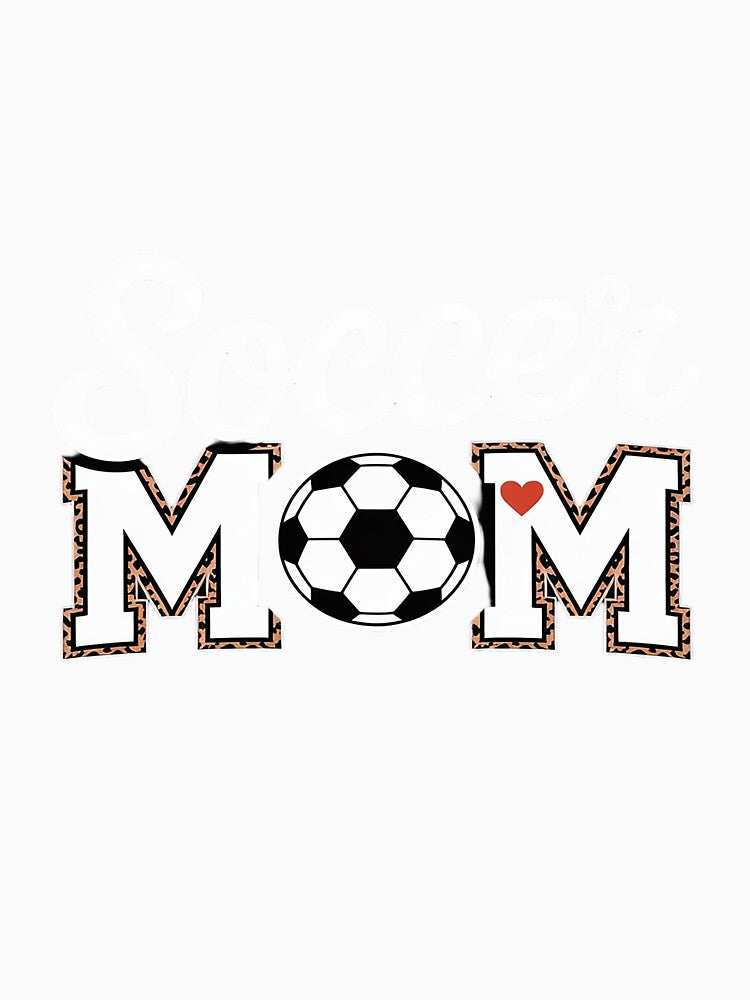 Cute Soccer Mom Leopard Print Mothers Day by Soleaani