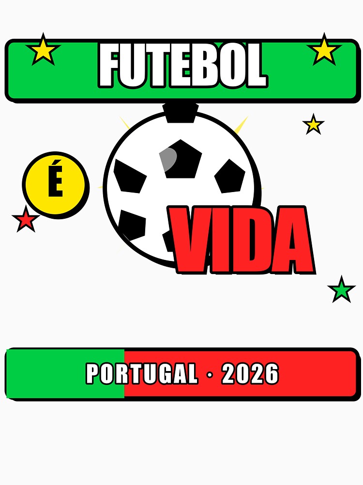 Football é vida Design by Bloom & Charm Studio