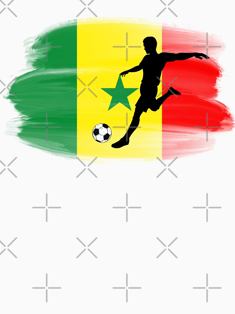 Senegal flag soccer player by Zakrytos ★★★★★