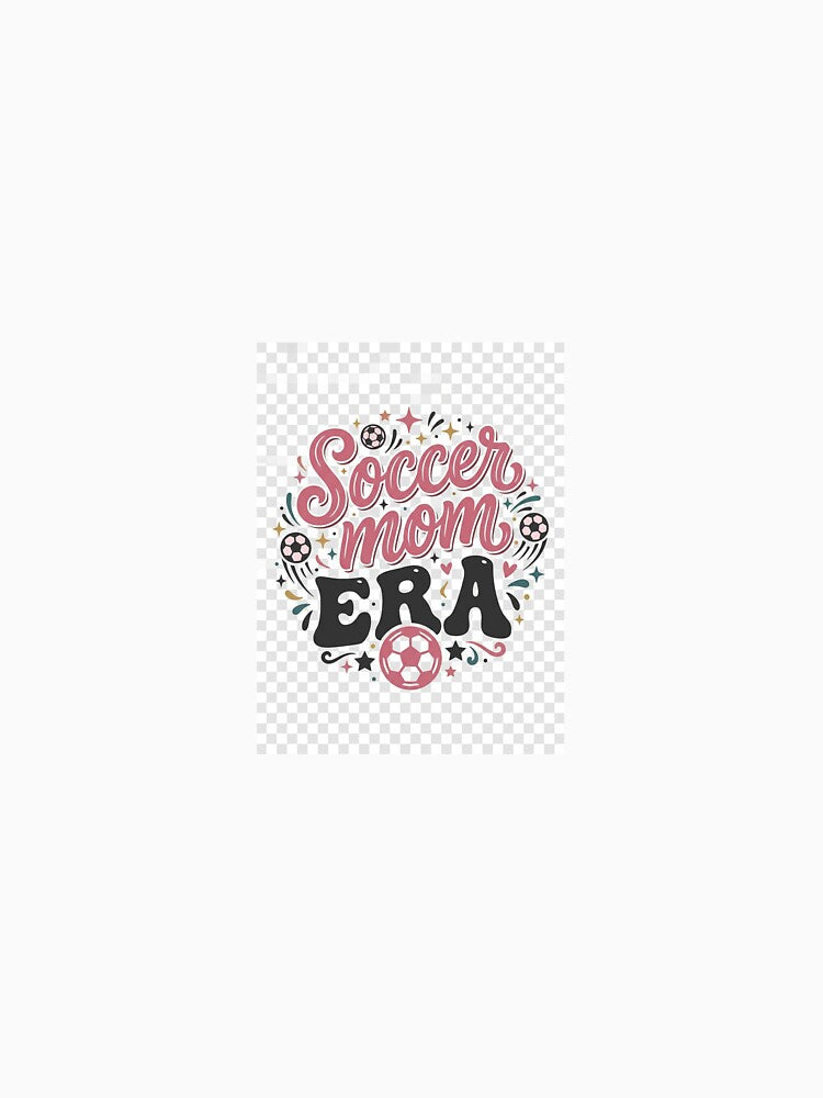 Soccer Mom Era Retro Groovy Sports by UrbanVoid Studio