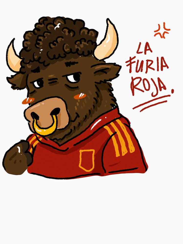 Awkward Animal Hat Club – La Furia Roja | Cute Spain Bull Fan by chupichapa