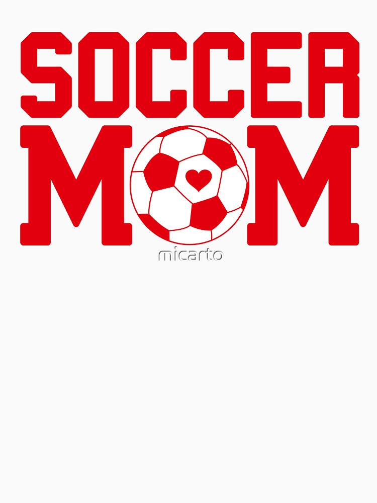 Soccer Mom ball and heart Love sport by micarto