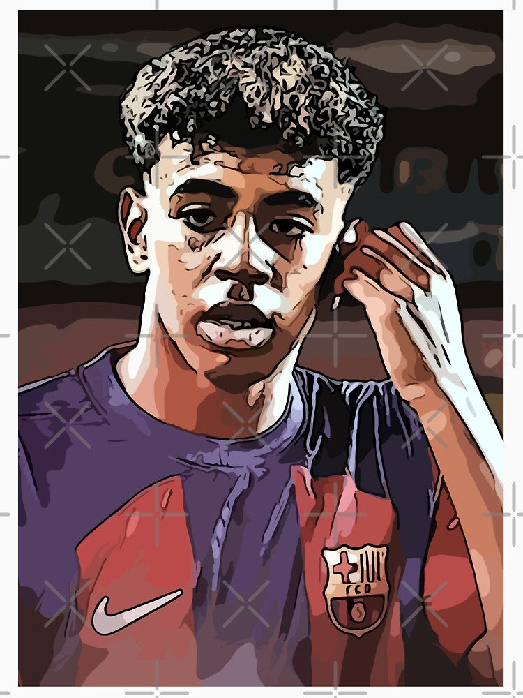 Lamine Yamal comic Style. FC Barcelona. Design 2 by ocusido