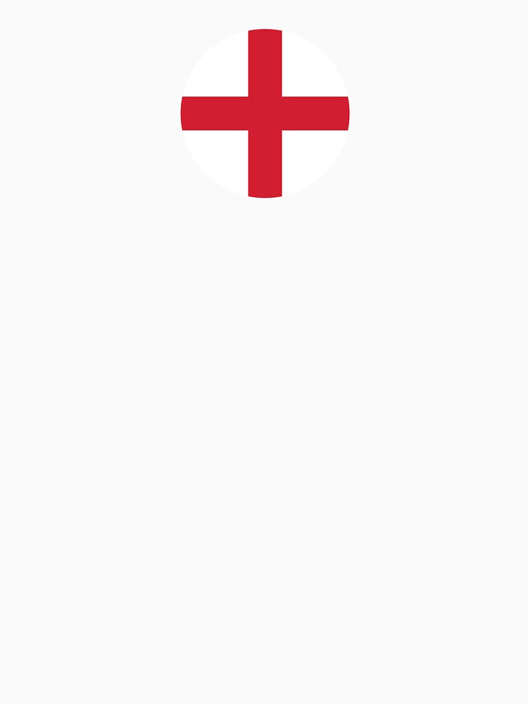 England Flag Roundel (On Black) by STUDIO-72