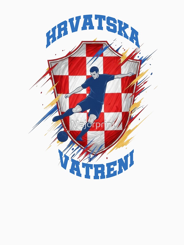Croatia Soccer Vatreni Spirit by Majorprint