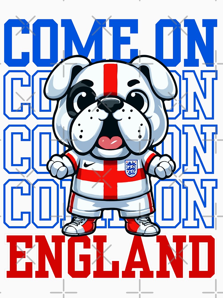 Come On England Bulldog Mascot by McThingummy