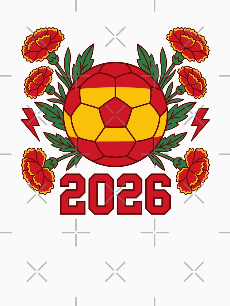 Feminine Spain Soccer - Floral Football Cup 2026 by Imaginationbeyond
