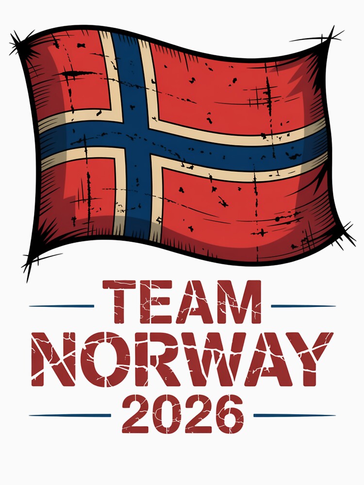 Team Norway 2026  Soccer Fan T-Shirt V9 by DBWStudios