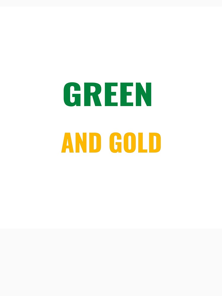Green and Gold Shirt – Australia Soccer Fan Tee | Uncle Jichuan by Uncle-Jichuan