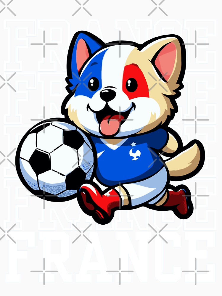 Dog Playing Football | France Edition by McThingummy
