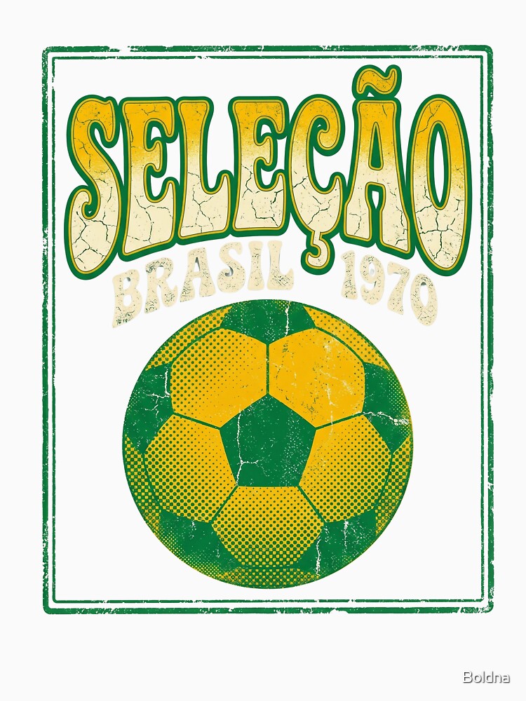 Brazil Minimalist Football Shirt Brasil Streetwear Luxury Fan Tee 2026 by Boldna