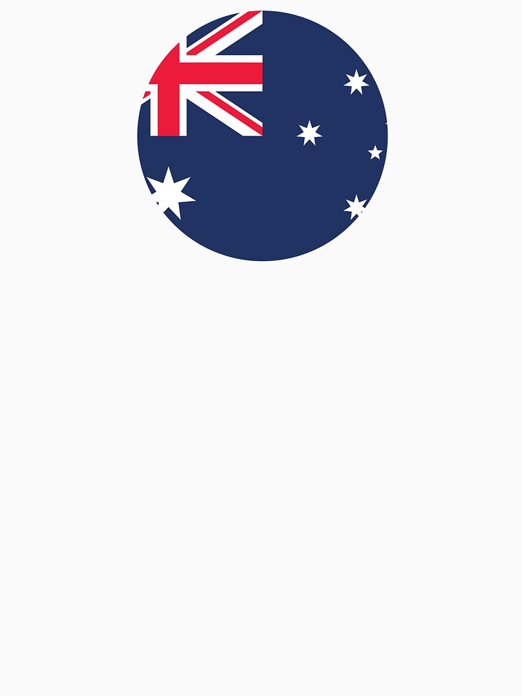 Australia Circle Flag (On Black) by STUDIO-72