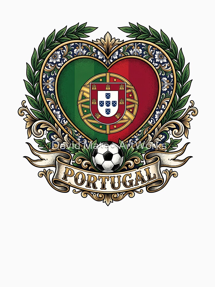 Portugal Heart Armillary Sphere — Soccer World Cup 2026 by David Mateo ArtWorks