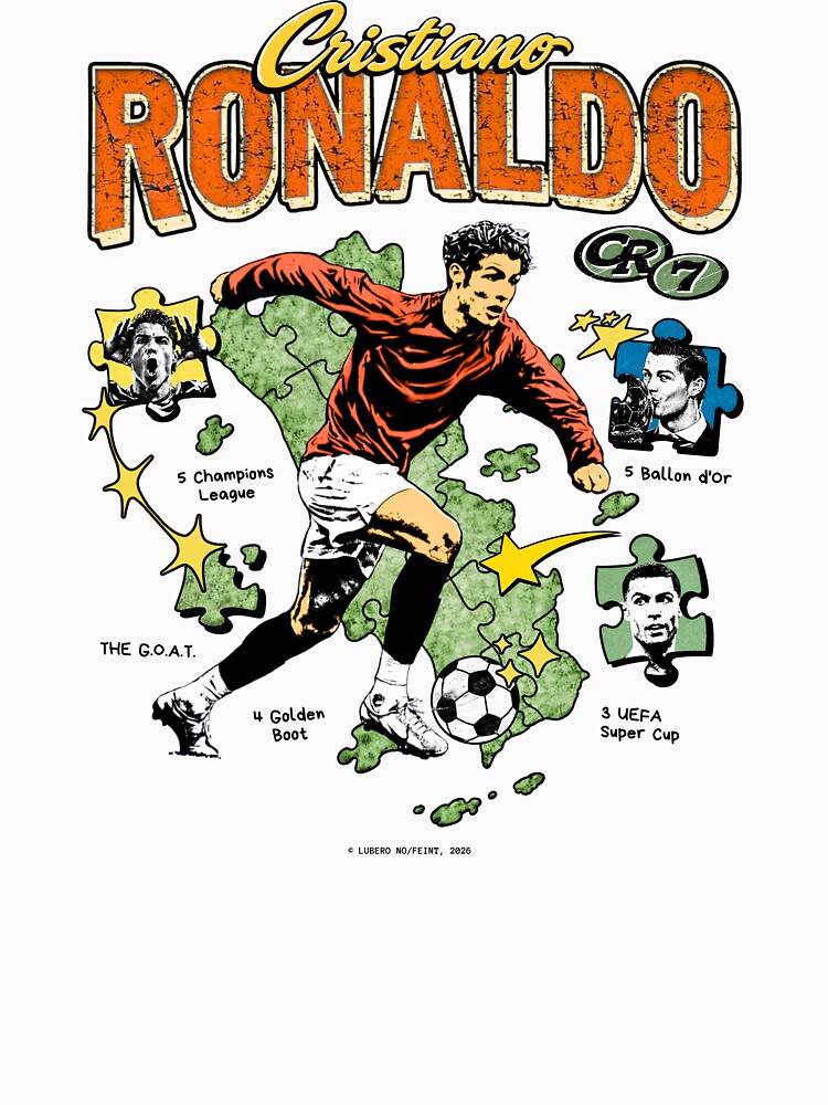 CR7 Cristiano Ronaldo Vintage by moyjoystudio