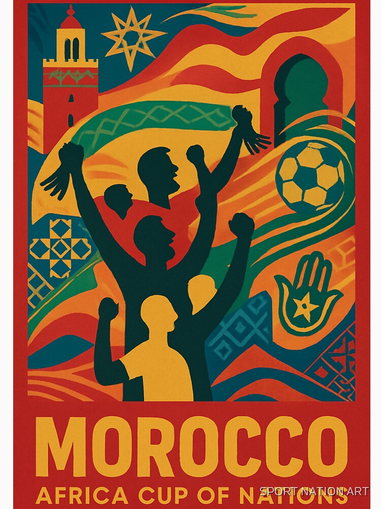 Morocco Africa cup of Nations by SPORT NATION ART