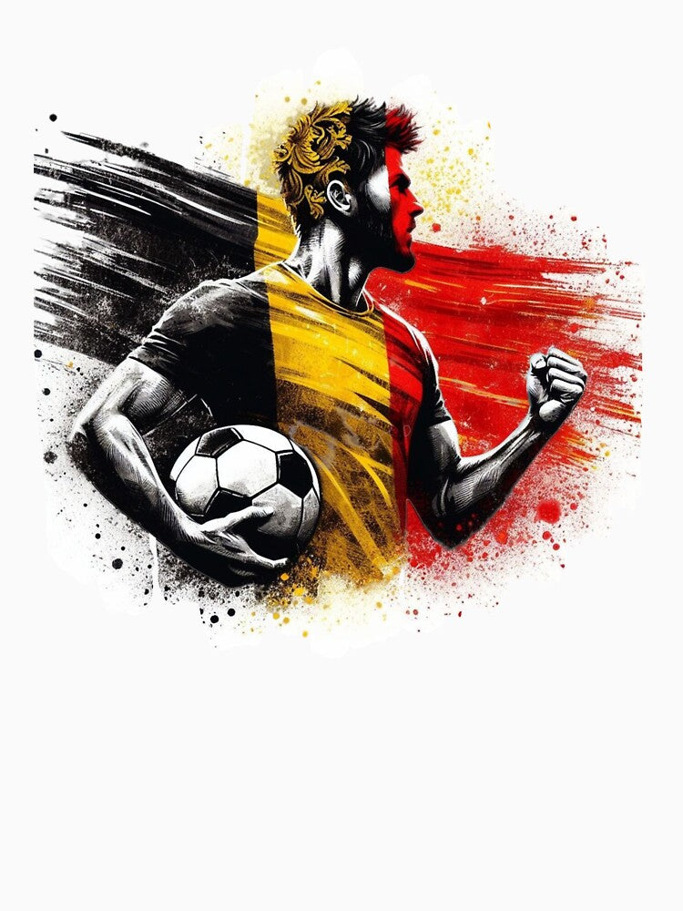 Belgian Football Fan by HeadTurningArt