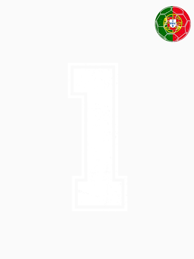 Portugal Soccer Number 1 Vintage Sports Fan by OliviaHayesArt