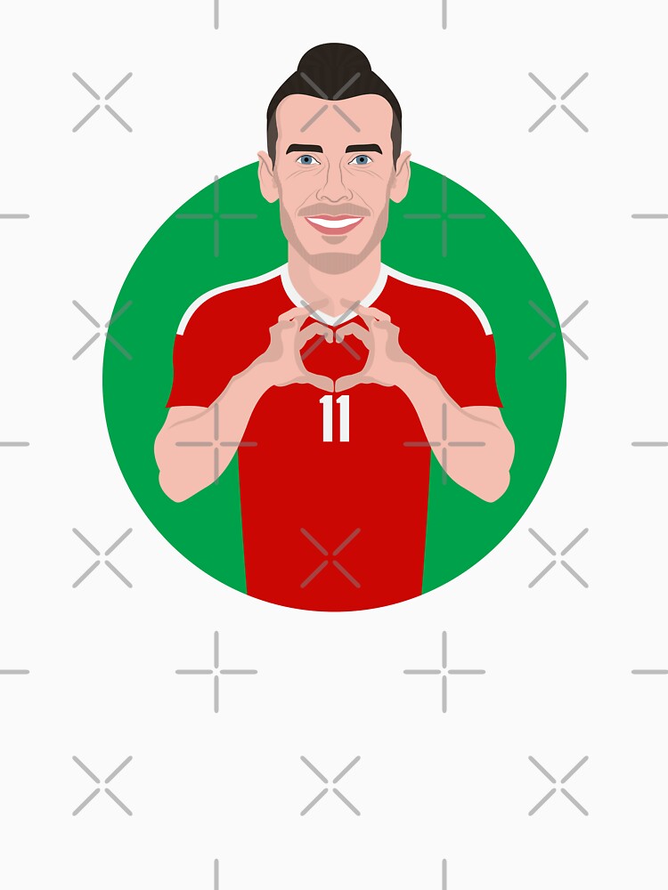 Gareth Bale's football celebration Welsh football legend by vectorlove