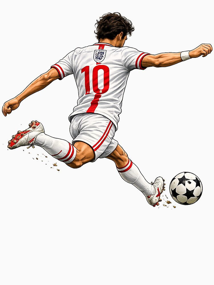 England Football Sticker Number 10 Three Lions by fritz-10signer