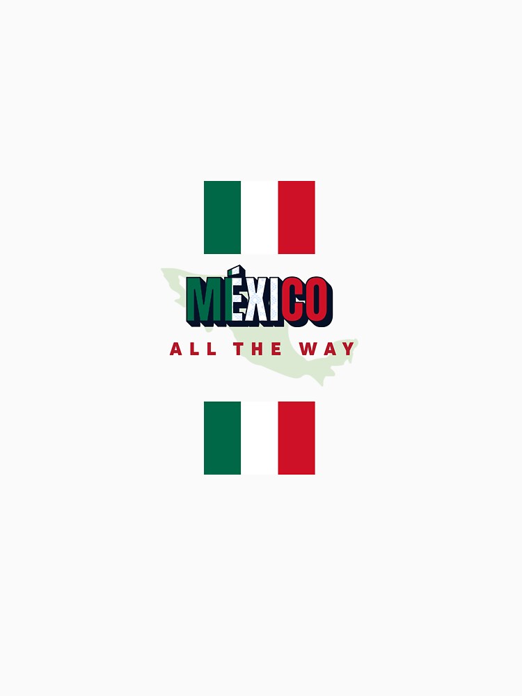 Mexico All The Way Soccer Fan Design by Atheraa
