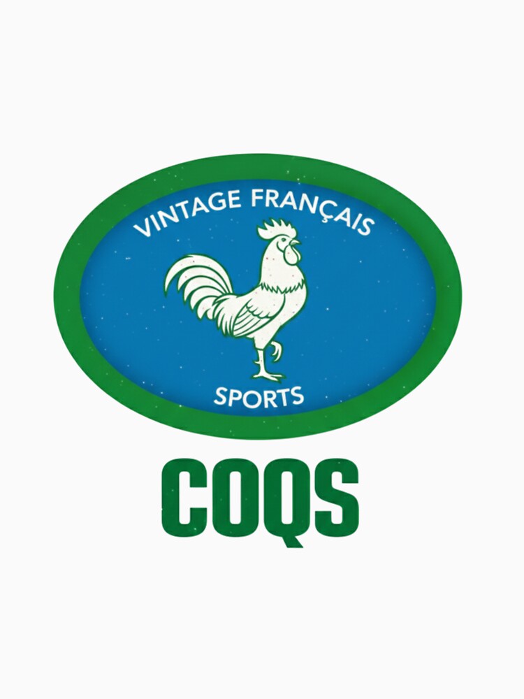 Vintage Français Sports Coqs — Retro French Rooster Athletic Club Illustration by Colorful-Garden
