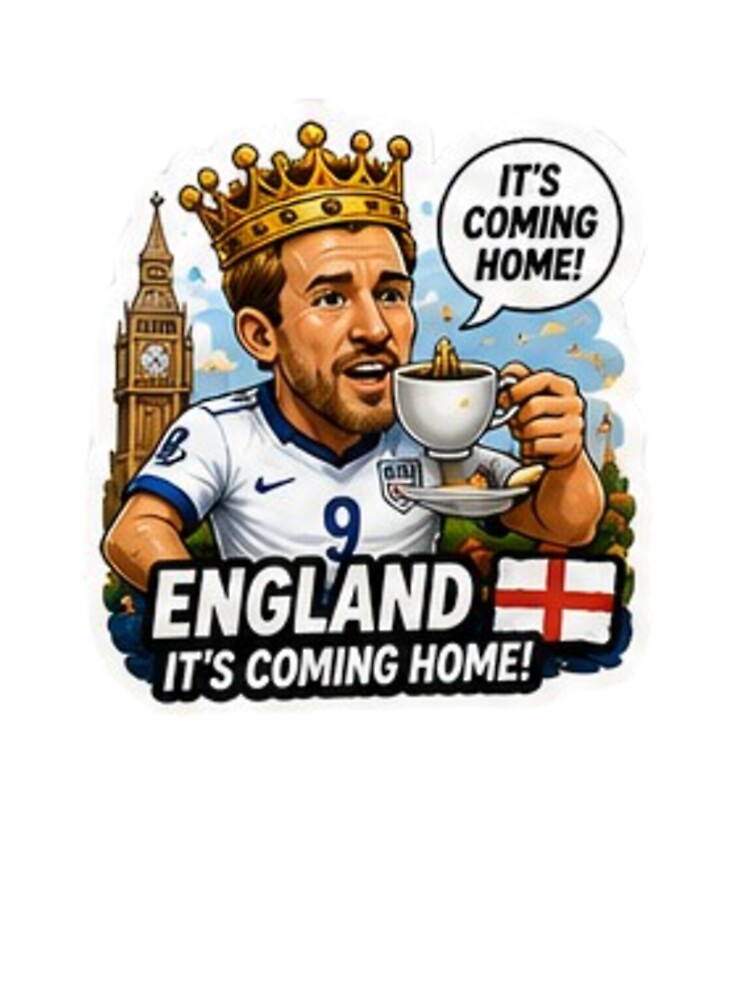 England 2026 Football Fan Art Sticker by Pixanova