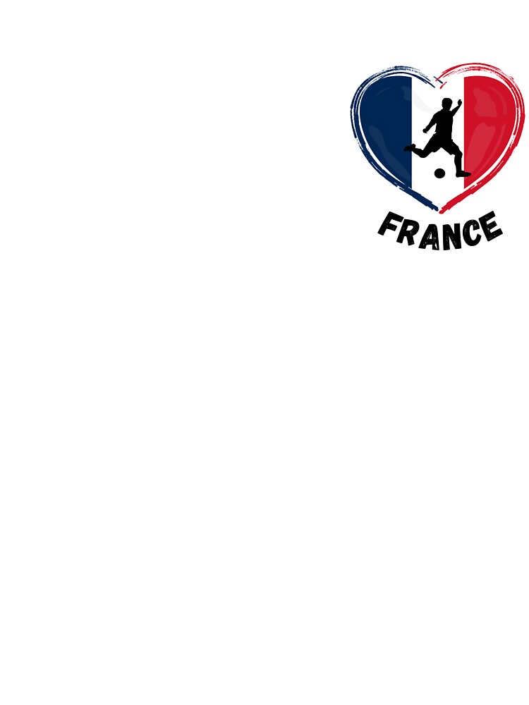 France Football Championship Europe Love Heart by ShirtWardrobe
