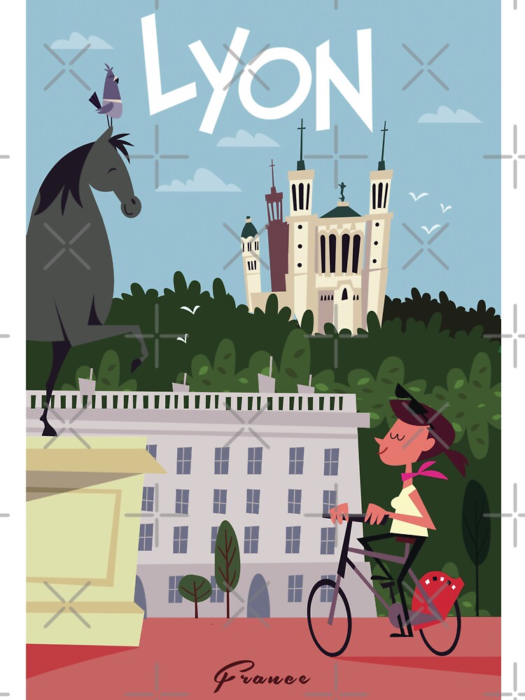 Lyon Poster by GAGodel
