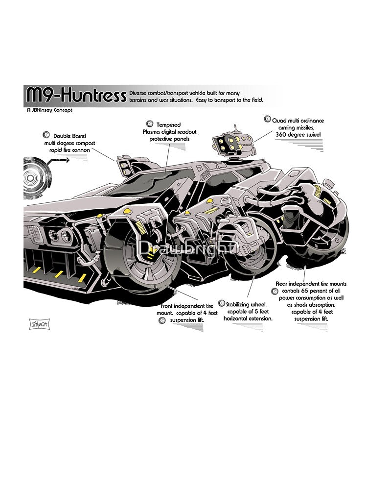 M9 Huntress Concept by Drawbright