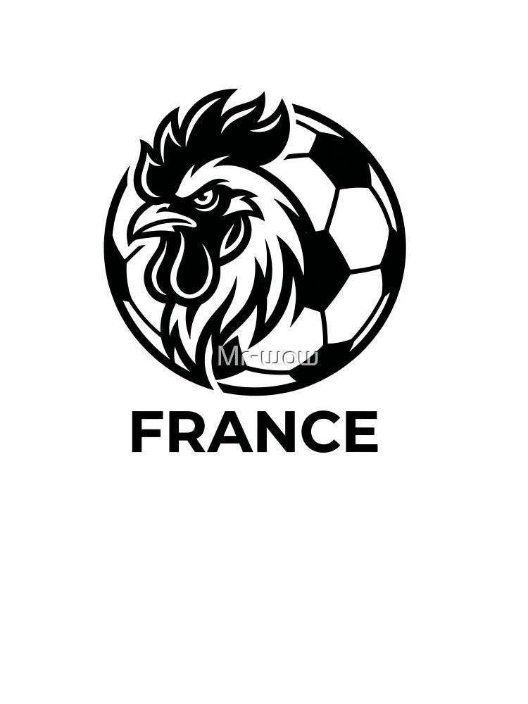 Aesthetic France Soccer Rooster Athletic Corporate Decal by Mr-wow