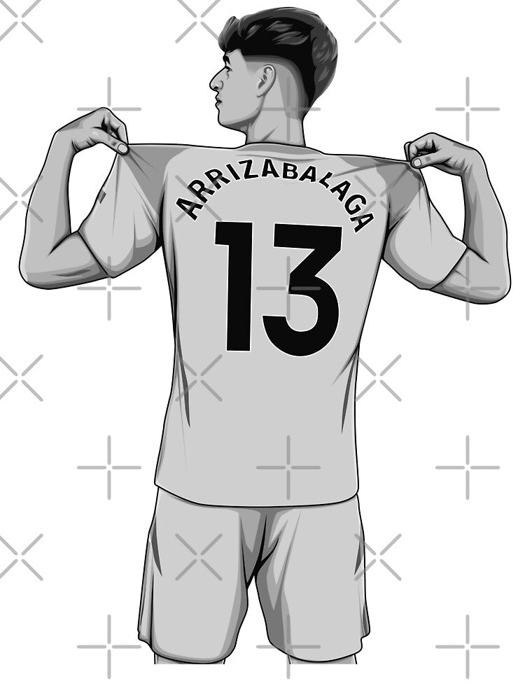 Kepa Arrizabalaga Black and White Version by Aldduardo