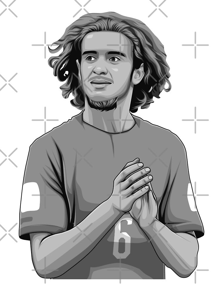 Ayyoub Bouaddi Black and White Version by Aldduardo