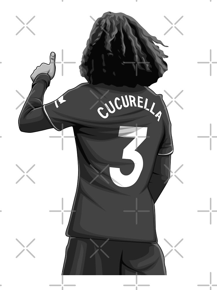 Marc Cucurella Black and White Version by Aldduardo