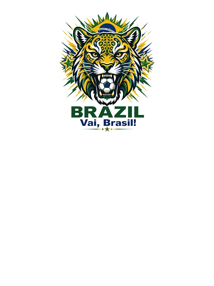 Brazil National Team Legendary Football Design – Samba Football Spirit by Adham2001