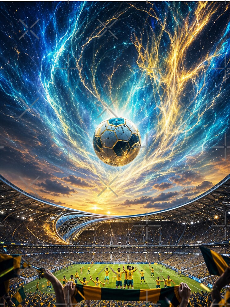 Australia Soccer Fan Art | Illustration | 2026 Soccer Tournament - Portrait by BrickByDream