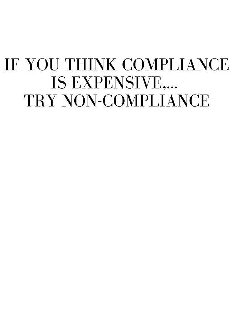 Compliance is expensive by Jiji-17