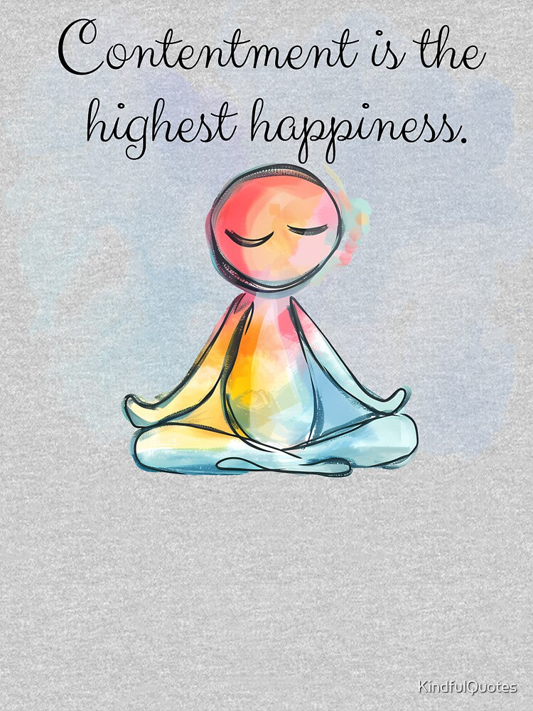 Ajahn Brahm: Contentment is the highest happiness. by KindfulQuotes